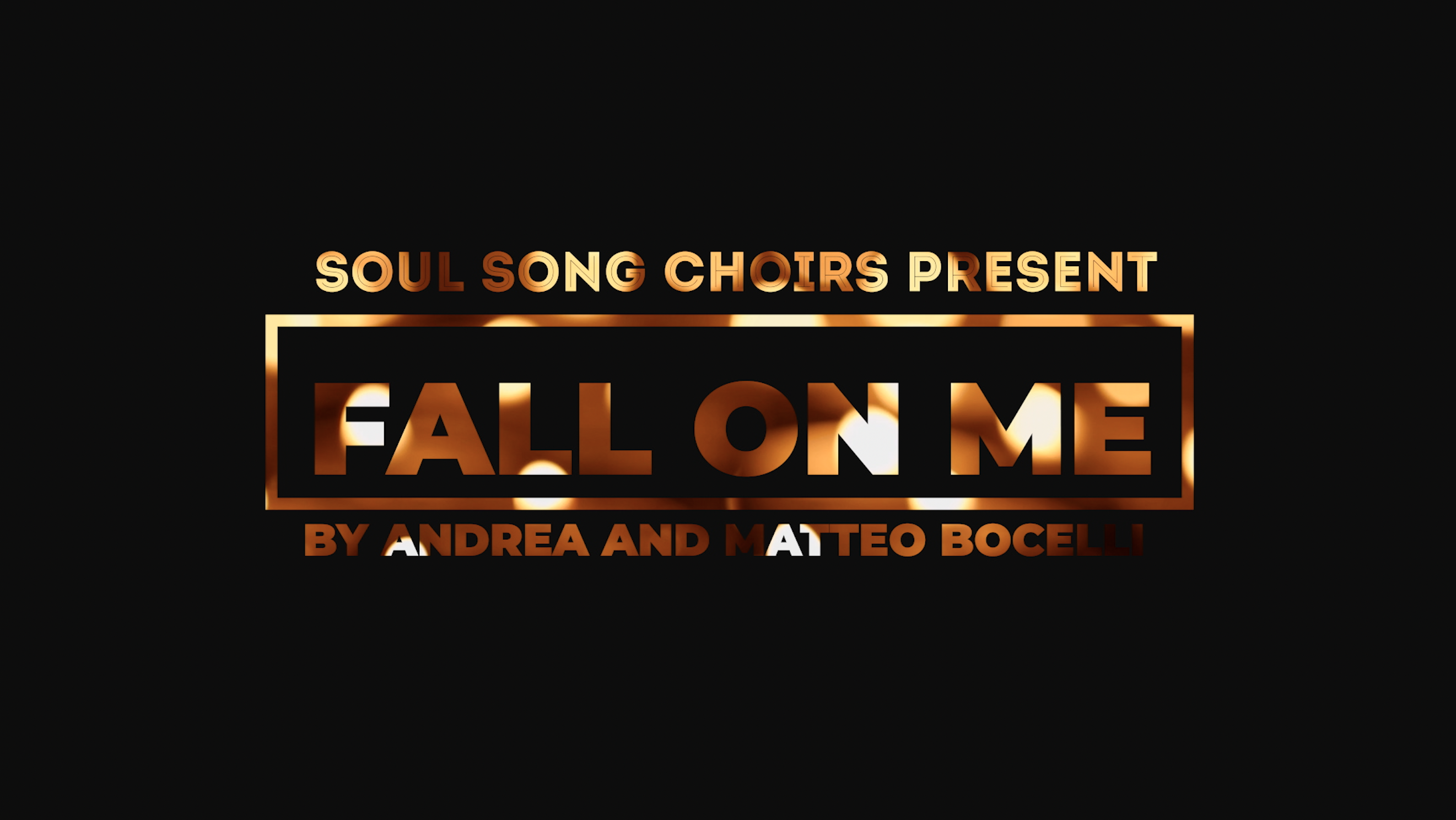 Fall On Me - Virtual Choir