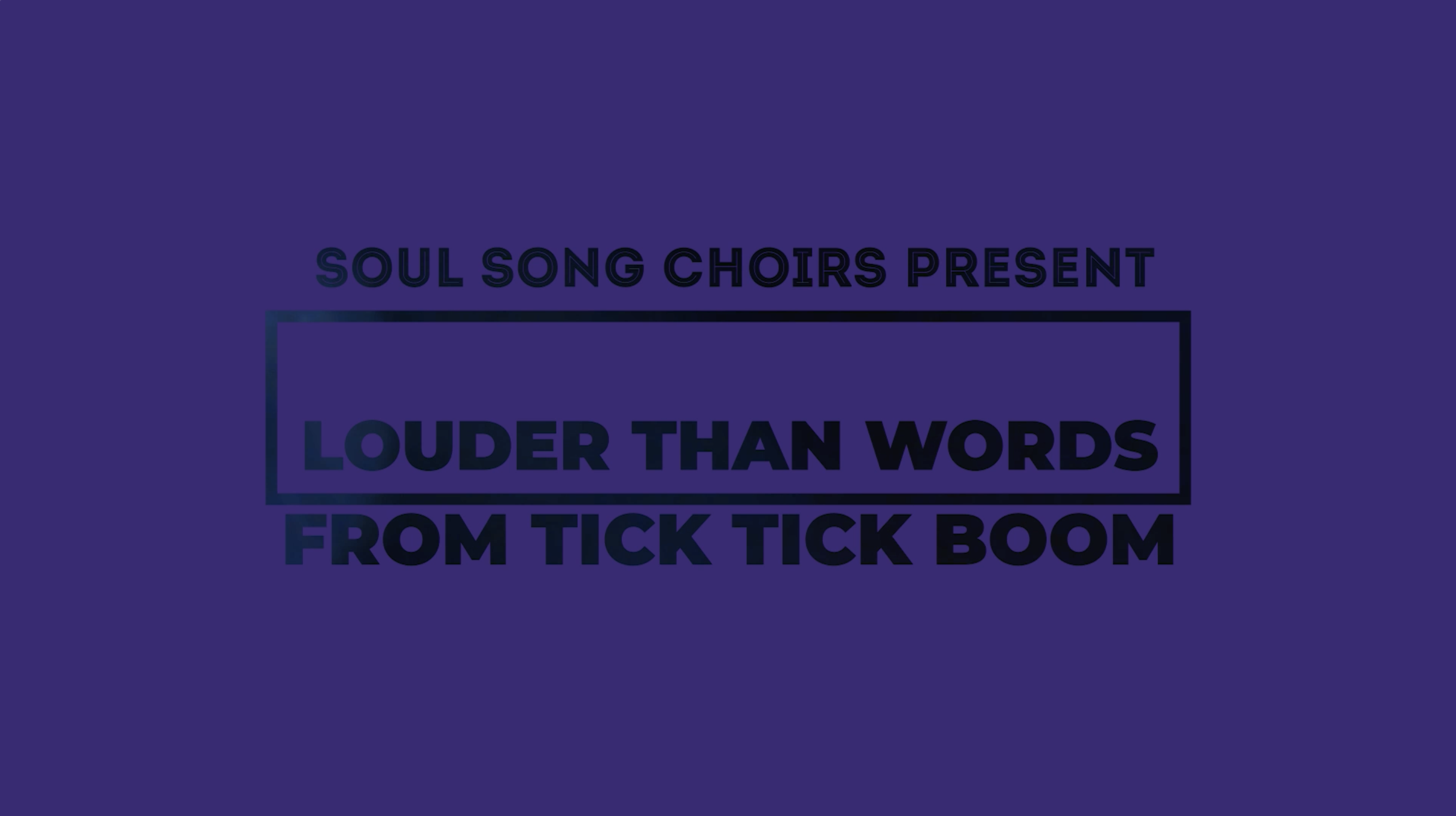 Louder Than Words - Virtual Choir
